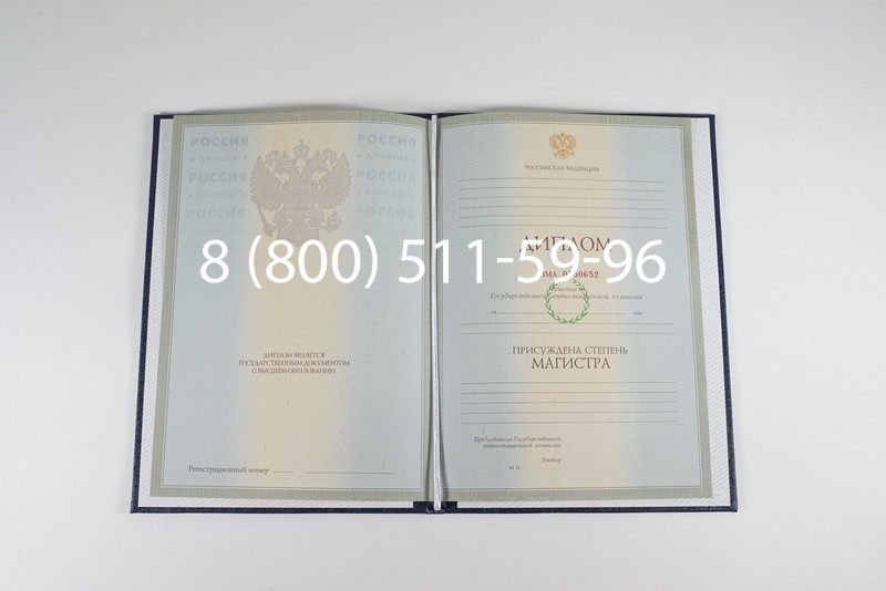 Диплом магистра 2003-2009 годов в Новокуйбышевске