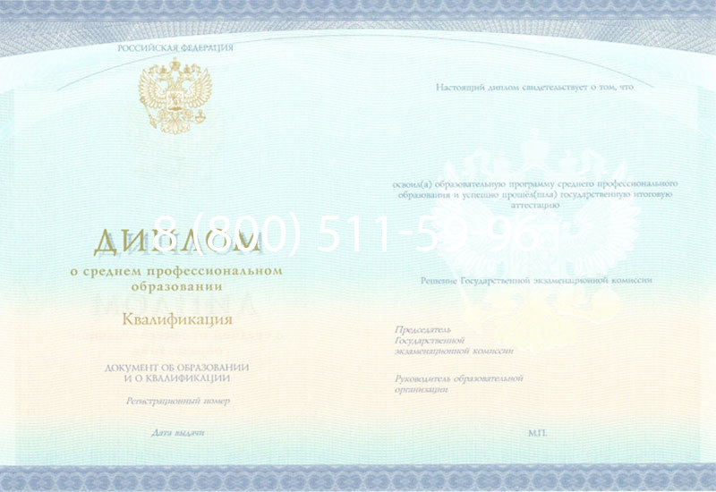Купить Диплом техникума (Спецбланк) 2014-2024 года в Новокуйбышевске Купить Диплом техникума (Спецбланк) 2014-2024 года в Новокуйбышевске